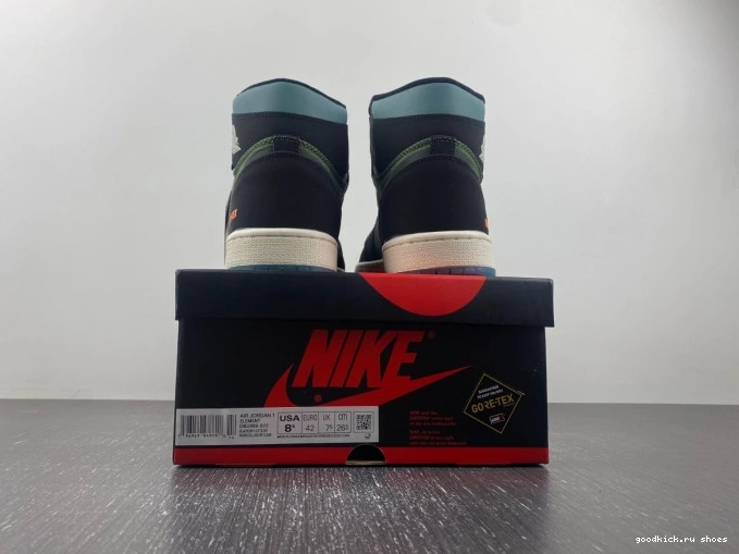 Cheap Sky Light Olive Element Air Jordan DB2889-003 J 1 Gore-Tex 0713